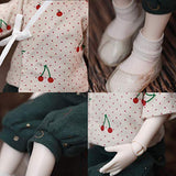 1/6 Mini Sweet BJD Doll 27.3cm Simulation SD Doll Ball Jointed Doll, with Cute Printing Clothes + Shoes + Wig + Makeup, Birthday Creative Toy Gift for Girl