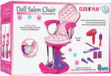 Click n' Play Doll Salon Chair and Accessories. Perfect For 18 inch American Girl Dolls