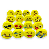 Emoji Erasers, OHill Pack of 64 Pack Emoji Pencil Erasers 16 Emoticons Novelty Erasers for Party