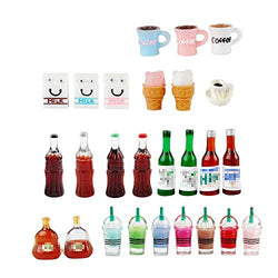 NWFashion Miniature Drinks Bottle (26pcs Mix)