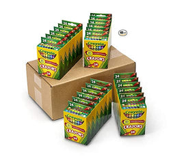 Crayola Crayons 48 Boxes of 24 Assorted Colors (48 Boxes)
