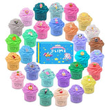 28 Pack Mini Butter Slime Kit,Super Soft and Non-Sticky Scented Slimes,Kids Party Favor,Stress Relief Slime Putty Toy for Girls and Boys.