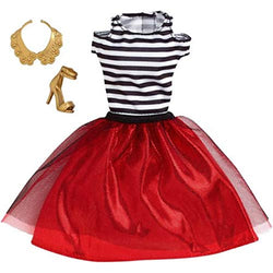 Barbie Complete Look Fashion Pack -Striped Top Ruby Skirt