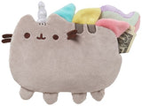 GUND Pusheenicorn Pusheen Cat Plush Stuffed Unicorn Coin Purse, Gray, 7"