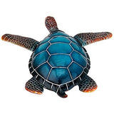Design Toscano QL59585 Blue Sea Turtle Statue: Medium, Full Color