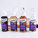 Mont Marte Premium Pouring Acrylic Paint, Celestial, 4pc Set, 2oz (60ml) Bottles, Pre-Mixed Acrylic Paint, Suitable for a Variety of Surfaces Including Stretched Canvas, Wood, MDF and Air Drying Clay.