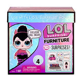 LOL Surprise Furniture B.B. Auto Shop with Spice Doll and 10+ Surprises, Doll Car Set, Accessories