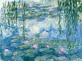 Zimal Claude Monet Water Lilies Embroidery Mosaic Pattern Wall Art Diamond Painting for Living Room Home Wall Art 11.8 x 15.8 Inch