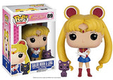 Funko POP Anime: Sailor Moon with Luna Action Figure,Multi,3.75 inches