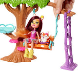 Enchantimals Tree Swing Playset – Felicity Fox doll (6-in) and Flick Animal Figure [Amazon Exclusive]
