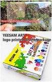 YEESAM ART Paint by Numbers for Adults Kids, Flowers Eye 16x20 Inch Linen Canvas Acrylic DIY Number Painting Kits Wall Art Decor Gifts (Without Frame)