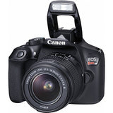 Canon EOS Rebel T6 DSLR Camera with EF-S 18-55mm f/3.5-5.6 IS II Lens, EF 75-300mm f/4-5.6 III