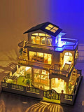 Flever Dollhouse Miniature DIY House Kit Creative Room with Furniture for Romantic Artwork Gift (Love in Vancouver)