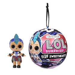 LOL Surprise BFF Sweethearts Punk Boi Doll with 7 Surprises, Surprise Doll, Boy Doll, Valentine's Doll, Accessories