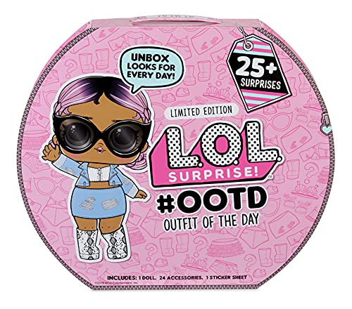 LOL Surprise 2021 Advent Calendar with Limited Edition Doll and 25+ Surprises Including Outfits, Shoes, Accessories, and LOL OOTD Advent Calendar | for Girls Ages 4-15 Years Old