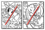 Baby Dragons: An Adult Coloring Book with Adorable Dragon Babies, Cute Fantasy Creatures, and Hilarious Cartoon Scenes for Relaxation