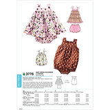 Kwik Sew K3776 Dress Sewing Pattern, Bloomers and Romper