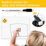 Dry Erase Boards, Ohuhu 30-Pack 9 x 12 inch Double Sided Whiteboards Set, Including 30 x Lap Board,