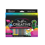 Indra Professional Colored Pencils Set, 28 Colored Art Drawing Pencils for Adults Kids Students Teachers Coloring Drawing Sketching (28 colored pencils)