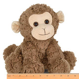 Bearington Giggles Plush Monkey Stuffed Animal, 10.5 Inch