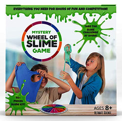 Baby Mushroom Wheel of Slime Challenge Kit - DIY Mystery Slime Making Game with Spin Wheel for Boys and Girls