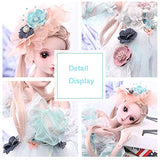 Lumycd Realistic Reborn BJD Dolls 23.6 Inch Handmade Lifelike Detachable Hair Babies Toy & Gift (19 Joint) WENNIU,A