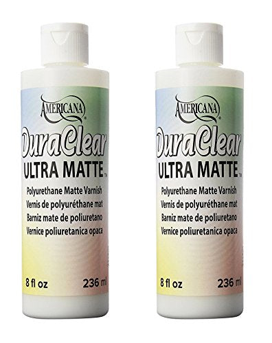 Deco Art Americana DuraClear Varnishes, 8-Ounce, Ultra Matte (2 Pack)