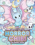 Creepy Kawaii Horror Chibi Coloring Book: Pastel Goth Cute and Spooky Coloring Pages for Adults and Teens