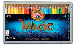 KOH-I-NOOR MAGIC Jumbo Triangular Coloured Pencil (Pack of 24)