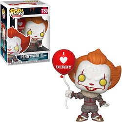 Funko Pennywise with Balloon Pop Movies Vinyl Figure & 1 Compatible Graphic Protector Bundle (40630 - B)