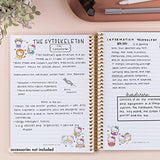 A5 Spiral Bound Lined Notebook - Special Edition. Hello Kitty Zodiac Laminate Metallic Cover. 160 Lined Pages of 80 Lb. Mohawk Paper. Sticker Sheet Included by Erin Condren.