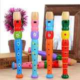 Naladoo Colorful Wooden Trumpet Buglet Hooter Bugle Educational Toy Gift for Kids Pink