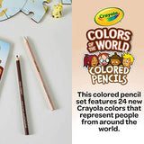 Crayola Colored Pencils Bulk Set, Colors of The World, 6 Sets of 24 New Pencil Colors