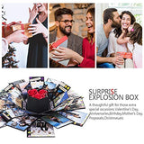Greenke Explosion Box Love box Creative Album Gift Box Love Memory DIY Photo Album Scrapbook for Mothers Day Christmas New Year Wedding Birthday Anniversary Gifts - Hexagon