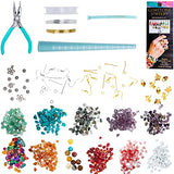 Hapinest Gemstone Jewelry Designer Kit | Make Your Own Bracelets, Earrings, and Rings Crafts for Girls Ages 12 Years and Up Teens and Women