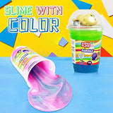 Slime Kit DIY Making Toys for Kids Glitter Slime Birthday Holiday Toy for Boy Girl Glow in Dark Glitter, Slimes Supplies Foam Beads Balls Soft Crystal Slime Includes Fun, Unique Add-Ins 3 Count