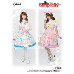 Simplicity 8444 Women's Costume Dress Outfit Sewing Patterns, Size 12-20