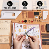 Rolife Tiny House DIY Kit for Adults and Kids-1:20 Miniature House Kit-DIY Miniature Dollhouse Kit-Hobbies for Women and Men-LED Halloween House Kits