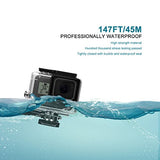 Deyard 45M Waterproof Case for Go Pro Hero HD/ 5/6 Underwater Waterproof Protective Housing Case