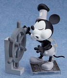 Good Smile Steamboat Willie: Mickey Mouse (1928 Black & White Version) Nendoroid Action Figure, Multicolor