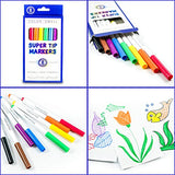 Color Swell Super Tip Washable Markers Bulk Pack 36 Boxes of 8 Vibrant Colors Each (288 Total Markers) for All Ages, Parties, Classrooms, Home