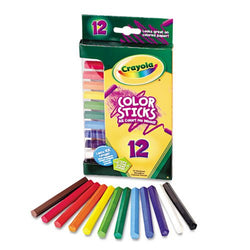 Crayola 682312 Woodless Color Pencils, Assorted, 12/Pack