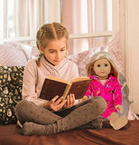 ebuddy 18 Inch Doll Clothes and Accessories Doll Sleeping Bedding Set Compatible for American 18 inch Girl Doll (No Bed No Doll)