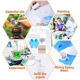 Silicone Measuring Cups for Resin, Anezus 140Pcs Silicone Mixing Cups Resin Tools Set with Disposable Measuring Cups Mixing Sticks Dropper Tweezers Gloves for Resin, Epoxy