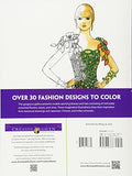 Dover Publications Flower Fashion Fantasies (Creative Haven Coloring Books)