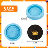 24 Pieces International Chess Resin Molds Silicone Checkers Epoxy Molds Chess Resin Casting Mold for DIY Home Decoration Chess Jewelry Cake Pendant Making Supplies