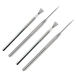Honbay Pack of 2 Sets Clay Pottery Sculpture Feather Wire Texture + Pro Needle Detail Tools