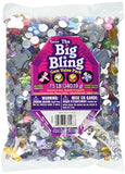 Darice 1078-23 Big Bling Shapes Gem Value Pack Rhinestone, Multicolor