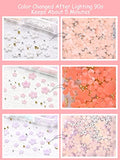 Mixed 3D Flower Nail Charms EBANKU 12 Boxes Acrylic Light Change Colorful Cherry Blossom Nail Art Rhinestones Metal Caviar Beads Flowers Nail Art Decorations Spring Nail Art Supplies for Women Girls