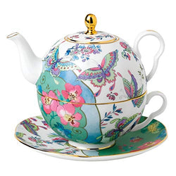Wedgwood Butterfly Bloom, teacup, teapot, Multi